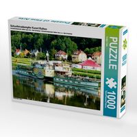 Produktbild: CALVENDO Puzzle Schaufelraddampfer Kurort Rathen | 1000 Teile Lege-Gr&ouml;&szlig;e 64x48cm Foto-Puzzle f&uuml;r gl&uuml;ckliche Stunden