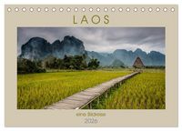 Produktbild: Laos - eine Bildreise (Tischkalender 2026 DIN A5 quer), CALVENDO Monatskalender