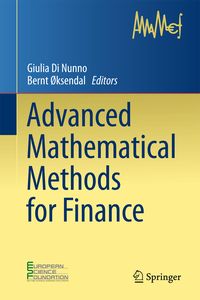 Produktbild: Advanced Mathematical Methods for Finance