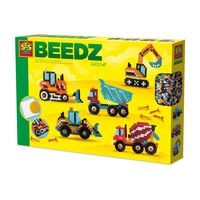 Produktbild: SES CREATIVE B&uuml;gelperlen-Set Baufahrzeuge 2400 St&uuml;ck