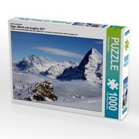 Produktbild: CALVENDO Puzzle Ein Motiv aus dem Kalender Eiger, M&ouml;nch und Jungfrau 2017 | 1000 Teile Lege-Gr&ouml;&szlig;e 64x48cm Foto-Puzzle f&uuml;r gl&uuml;ckliche Stunden