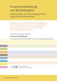 Produktbild: Erwachsenenbildung und Nachhaltigkeit