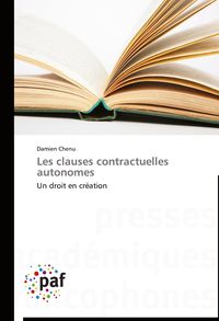 Produktbild: Les clauses contractuelles autonomes