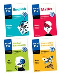 Produktbild: Bond 11+ Assessment Practice Papers Bundle for Age 8-9 | For GL Assessment & other 11 plus exams | English, Maths, Verbal Reasoning & Non-verbal Reasoning