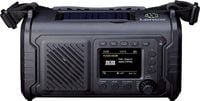 Produktbild: Lenco PDR-055BK Akku-Radio DAB+, FM Bluetooth&reg;, DAB+, Notfallradio, UKW, USB Handkurbel, Taschenlampe, Weckfunktion, wiederaufladbar Schwarz