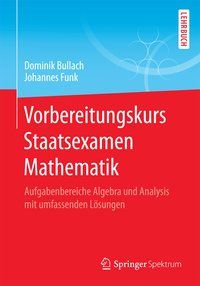 Produktbild: Vorbereitungskurs Staatsexamen Mathematik