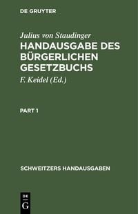Produktbild: Handausgabe des B&uuml;rgerlichen Gesetzbuchs