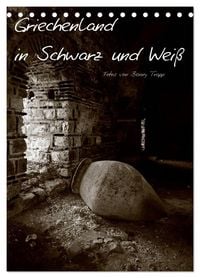 Produktbild: Griechenland in Schwarz und Wei&szlig; (Tischkalender 2027 DIN A5 hoch), CALVENDO Monatskalender