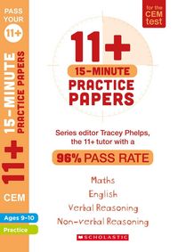 Produktbild: 11+ 15-Minute Practice Papers for the CEM Test Ages 9-10