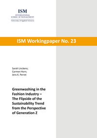 Produktbild: Greenwashing in the Fashion Industry - The Flipside of the Sustainability Trend from the Perspective of Generation Z