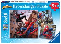 Bild vom Artikel Ravensburger Kinderpuzzle 08025 - Spider-Man beschützt die Stadt - 3x49 Teile Spider-Man Puzzle für Kinder ab 5 Jahren vom Autor 