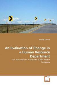 Produktbild: Kriedel, R: Evaluation of Change in a Human Resource Departm