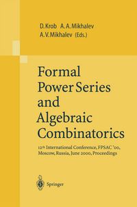 Produktbild: Formal Power Series and Algebraic Combinatorics