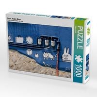 Produktbild: CALVENDO Puzzle Haus, Katze, Maus | 1000 Teile Lege-Gr&ouml;&szlig;e 64x48cm Foto-Puzzle f&uuml;r gl&uuml;ckliche Stunden