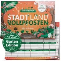 Produktbild: STADT LAND VOLLPFOSTEN&reg; - GARTEN EDITION - "Alles im Gr&uuml;nen." - A4