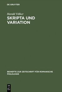 Produktbild: Skripta und Variation