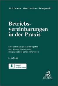 Produktbild: Betriebsvereinbarungen in der Praxis