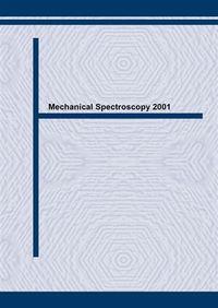 Produktbild: Mechanical Spectroscopy 2001