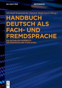 Produktbild: Handbuch Deutsch als Fach- und Fremdsprache