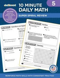 Produktbild: 10 Minute Daily Math Grade 5