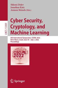 Produktbild: Cyber Security, Cryptology, and Machine Learning