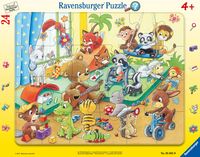 Bild vom Artikel Ravensburger 05662 - Im Tierkindergarten, Rahmenpuzzle, 24 Teile vom Autor 
