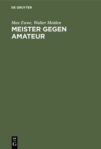 Produktbild: Meister gegen Amateur