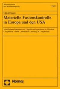 Bild vom Artikel Materielle Fusionskontrolle in Europa und den USA vom Autor Ulrich Denzel