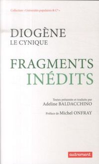 Produktbild: Diog&egrave;ne le cynique: fragments in&eacute;dits