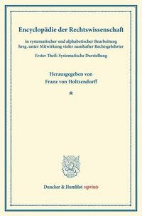 Produktbild: Encyclop&auml;die der Rechtswissenschaft