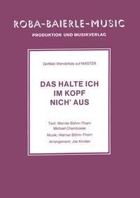 Produktbild: Das halte ich im Kopf nich' aus