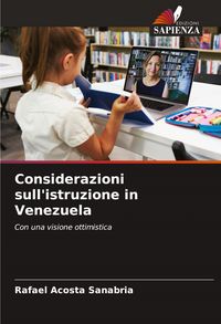 Produktbild: Considerazioni sull'istruzione in Venezuela