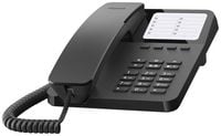 Produktbild: Gigaset DESK 400 Schnurgebundenes Telefon, analog f&uuml;r H&ouml;rger&auml;te kompatibel kein Display Schwarz