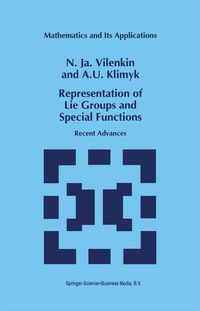 Produktbild: Representation of Lie Groups and Special Functions