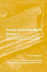 Produktbild: Henryk Grossman Works, Volume 3