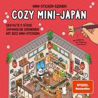 Produktbild: Mini-Sticker-Szenen - Cozy Mini-Japan I 3D-Sticker