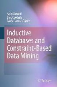 Produktbild: Inductive Databases and Constraint-Based Data Mining