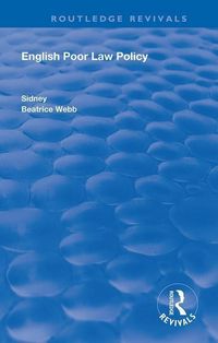 Produktbild: Webb, S: English Poor Law Policy