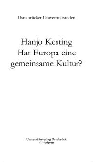 Produktbild: Hat Europa eine gemeinsame Kultur?