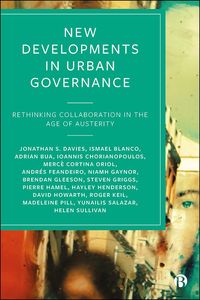 Produktbild: New Developments in Urban Governance