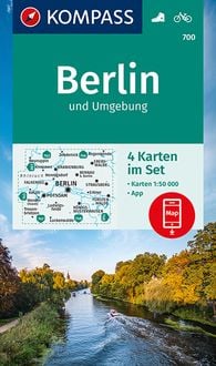 Bild vom Artikel KOMPASS Wanderkarten-Set 700 Berlin und Umgebung (4 Karten) 1:50.000 vom Autor 