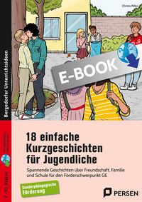 Produktbild: 18 einfache Kurzgeschichten f&uuml;r Jugendliche