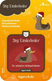Bild vom Artikel Tiger Media - Tigercards - Sing Kinderlieder - Die schönsten Weihnachtslieder vom Autor 