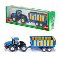 Produktbild: Siku 1947 Traktor mit Silagewagen