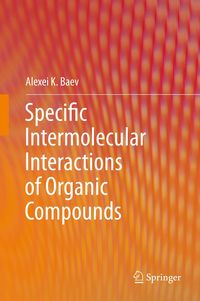 Produktbild: Specific Intermolecular Interactions of Organic Compounds