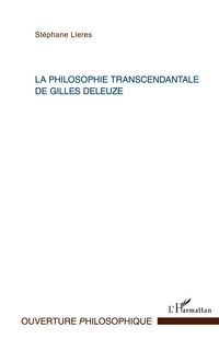 Produktbild: La philosophie transcendantale de Gilles Deleuze