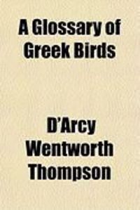Produktbild: A Glossary of Greek Birds