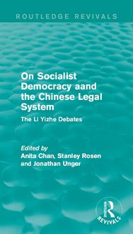 Produktbild: On Socialist Democracy and the Chinese Legal System