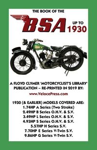Produktbild: BOOK OF THE BSA UP TO 1930