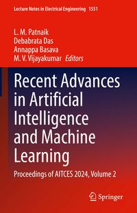Produktbild: Recent Advances in Artificial Intelligence and Machine Learning